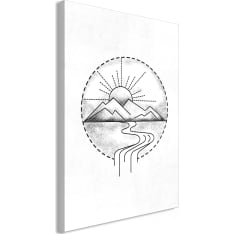 Artgeist Mountain Drawing  taulu