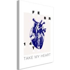 Artgeist Take My Heart (1 Part) Vertical taulu