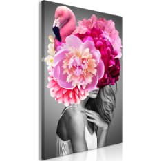 Artgeist Flamingo Girl (1 Part) Vertical taulu