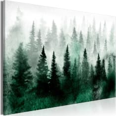 Artgeist Scandinavian Foggy Forest (1 Part) Wide taulu