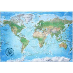 Artgeist World Map: Traditional Cartography fototapetti