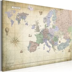 Artgeist Map of Europe (1 Part) Wide taulu