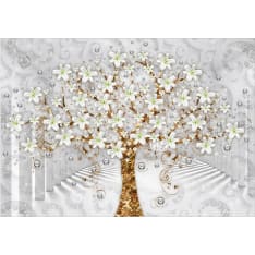 Artgeist Tree in the Tunnel itseliimautuva fototapetti