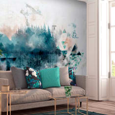 Artgeist Geometric Landscape itseliimautuva fototapetti
