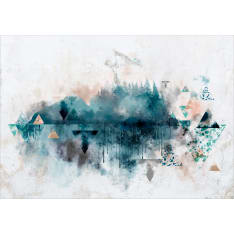 Artgeist Geometric Landscape itseliimautuva fototapetti