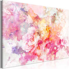 Canvas Print - Explosion of Flowers (1 Part) Wide