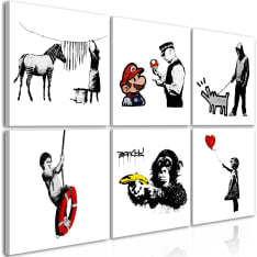 Artgeist Banksy Style (6 Parts) taulusetti