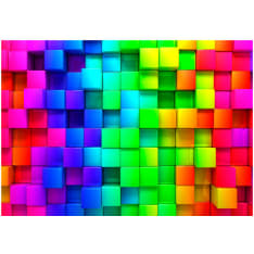 Artgeist Colourful Cubes itseliimautuva fototapetti