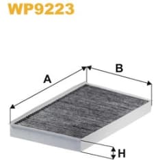 Wix WIX-WP9223 Raitisilmasuodatin