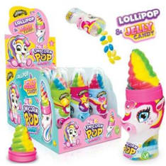 Johny Bee Unicorn Pop & Candy 50 g Lollipop and Candy