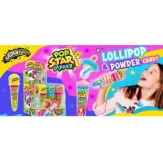 Johny Bee Pop Star Dipper tikkari+makeisjauhe 35g