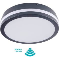 Kanlux Beno IP54 Ø26 liiketunnistimella LED plafondi