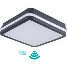 Kanlux Beno IP54 26x26 liiketunnistimella LED plafondi