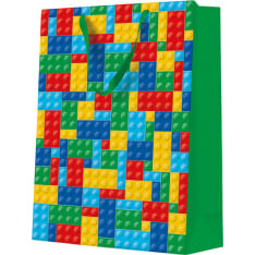 Colorful blocks gift bag