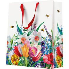Gift bag meadow M 20 x 25 x 10 cm 1 pc/pack
