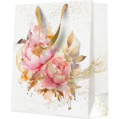 Gift bag peony XXL 30 x 41 x 12 cm 1 pc/pack