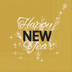 Happy New Year 20 kpl lautasliina