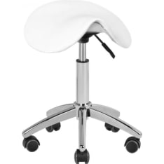 Giovanni Saddle Stool SLAVA WHITE