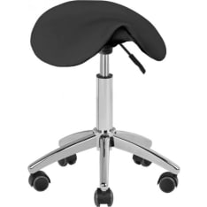 Giovanni Saddle Stool SLAVA BLACK