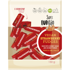 Super Fudgio 150g Organic Strawberry fudge