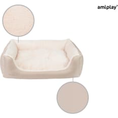 Amiplay Aspen XL 90 x 72 x 22 cm sohva koiranpeti