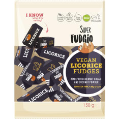 Super Fudgio Organic milk-free fudge liquorice 150 g