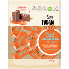 Super Fudgio 150g Organic Salted caramel fudge