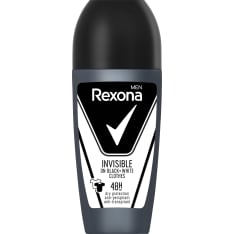 Rexona Men Invisible B&W 50 ml Antiperspirant Deo Roll-on