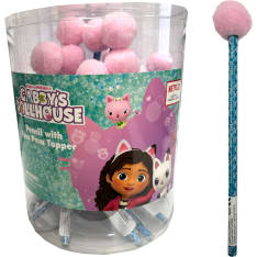 Gabby's Dollhouse pompom pencil