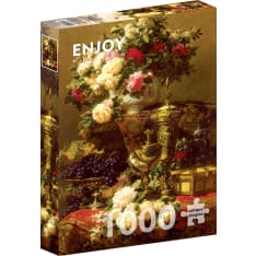 ENJOY Jean-Baptiste Robie: Flowers and Fruit 1000p palapeli