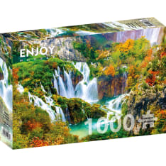 ENJOY Plitvice Waterfalls in Autumn 1000p palapeli