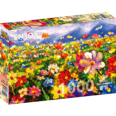 ENJOY Colorful Flower Meadow 1000p palapeli