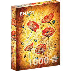 ENJOY Red Poppies Painting 1000p palapeli