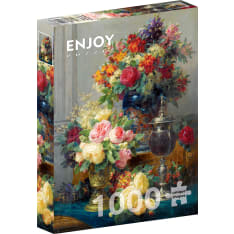 ENJOY Spring Flowers with Chalices 1000p palapeli