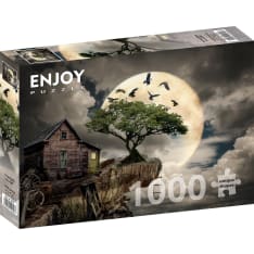 ENJOY A Log Cabin on a Cliff 1000p puzzle