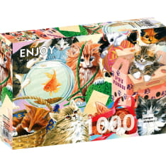 ENJOY Curious Cats 1000p palapeli