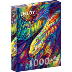ENJOY Rainbow Snake 1000p palapeli