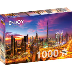 ENJOY Morning Over Dubai Downtown 1000p palapeli