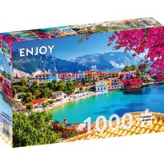ENJOY Assos Village in Cephalonia, Greece 1000p puzzle