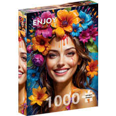 ENJOY Flower Girl 1000p palapeli