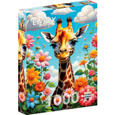 ENJOY Cute Giraffe 1000p palapeli