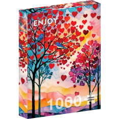 ENJOY Bluebirds in Love 1000p palapeli