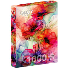 ENJOY Colorful Flower Flow 1000p puzzle