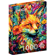 ENJOY Flower Garden Fox 1000p palapeli