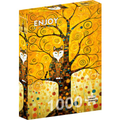 ENJOY Gustav Klimt's Cat in the Tree of Life 1000p palapeli