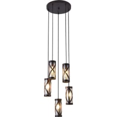 Rabalux Oberon 5-piece pendant lamp