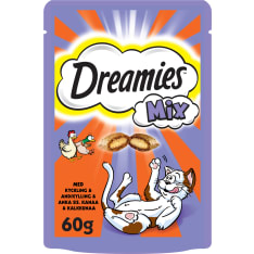 Dreamies Mix 60 g kissan makupala