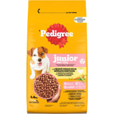 Pedigree 1,4 kg Junior <10kg Siipikarjaa ja kasviksia