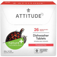 Attitude Phosphate-free and Chlorine-free 26-pack of dishwasher tablets