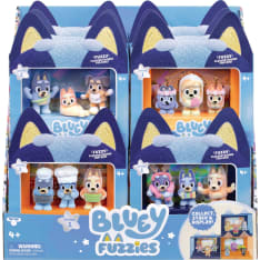 Bluey Fuzzies Episode 3-pack nukkafiguuri